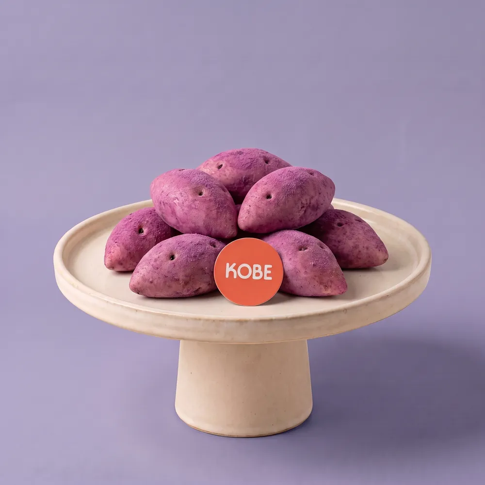 Purple sweet potato cakes