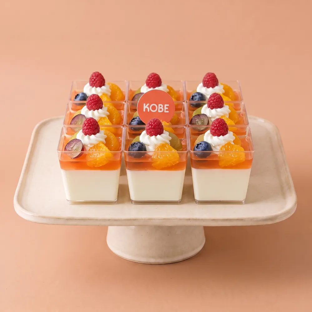 Orange panna cotta