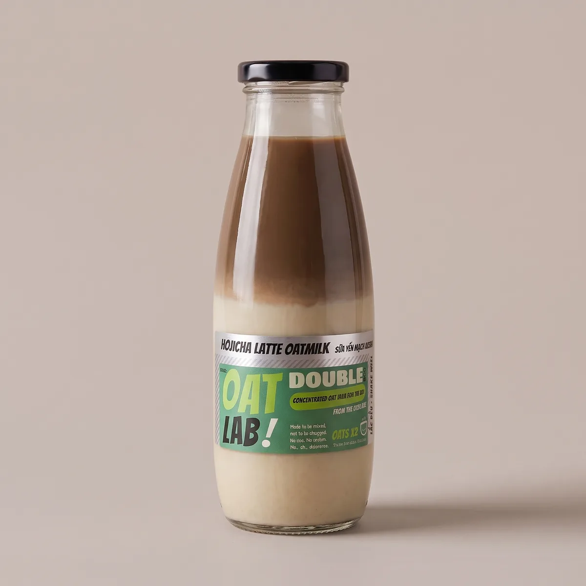 Trà sữa hojicha yến mạch tươi