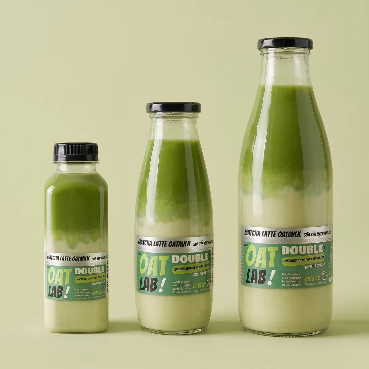 Trà sữa matcha yến mạch