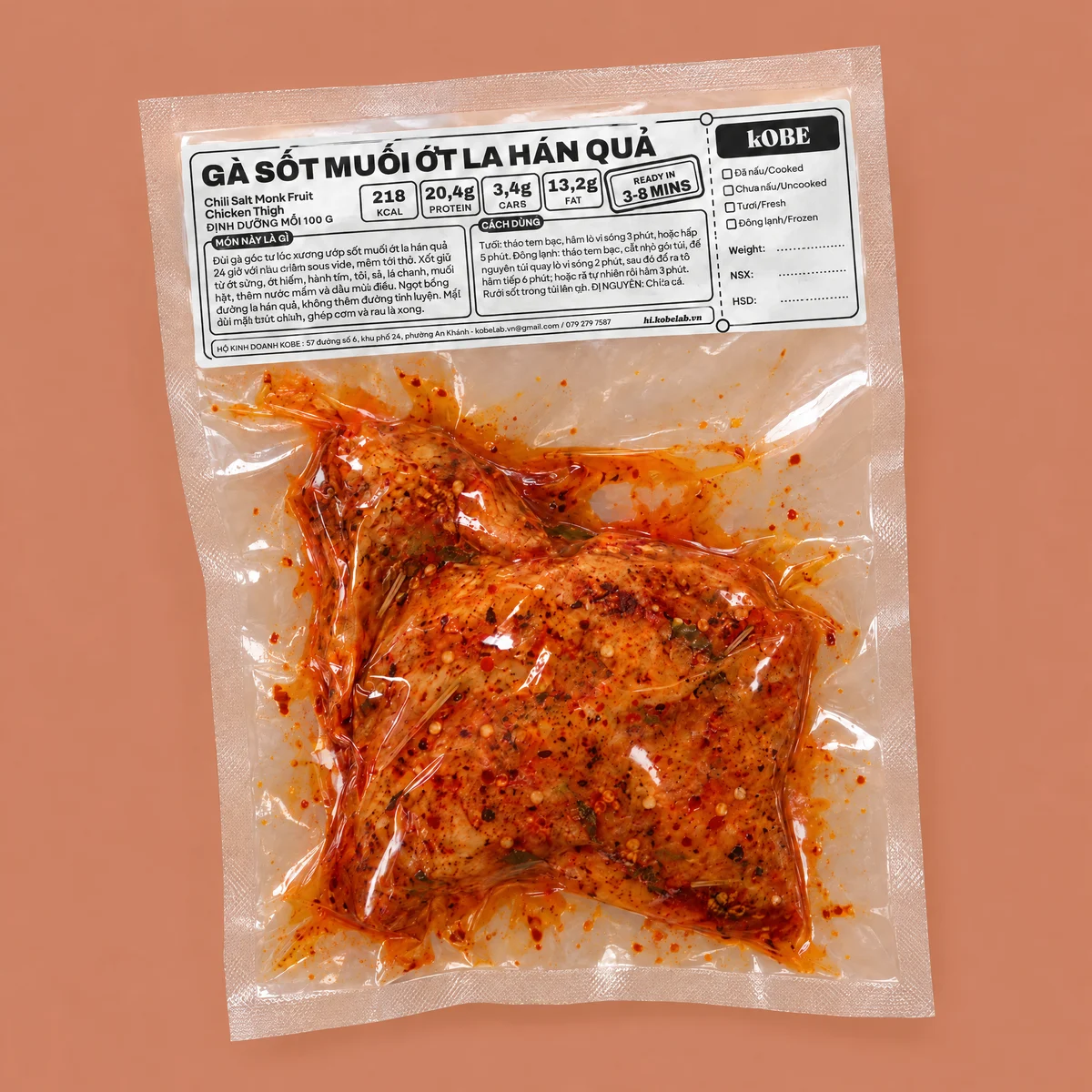 Gà Sốt Muối Ớt Sous Vide