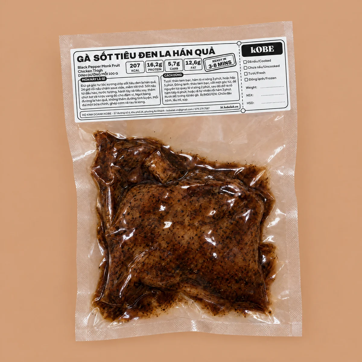Gà Sốt Tiêu Sous Vide