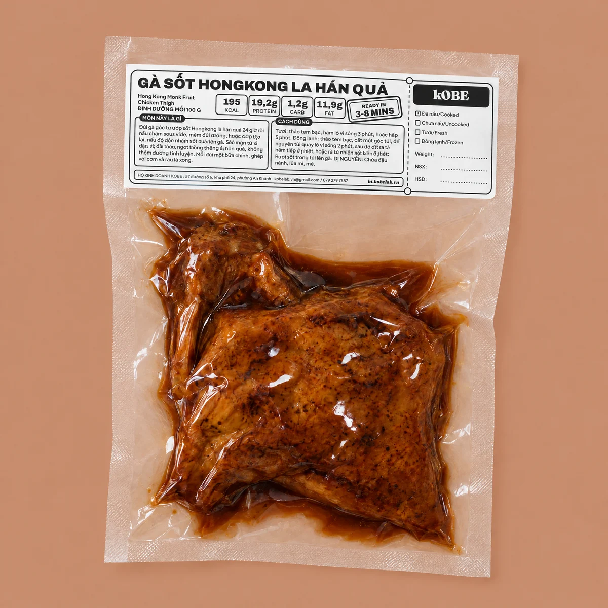Gà Sốt La Hán Quả Sous Vide