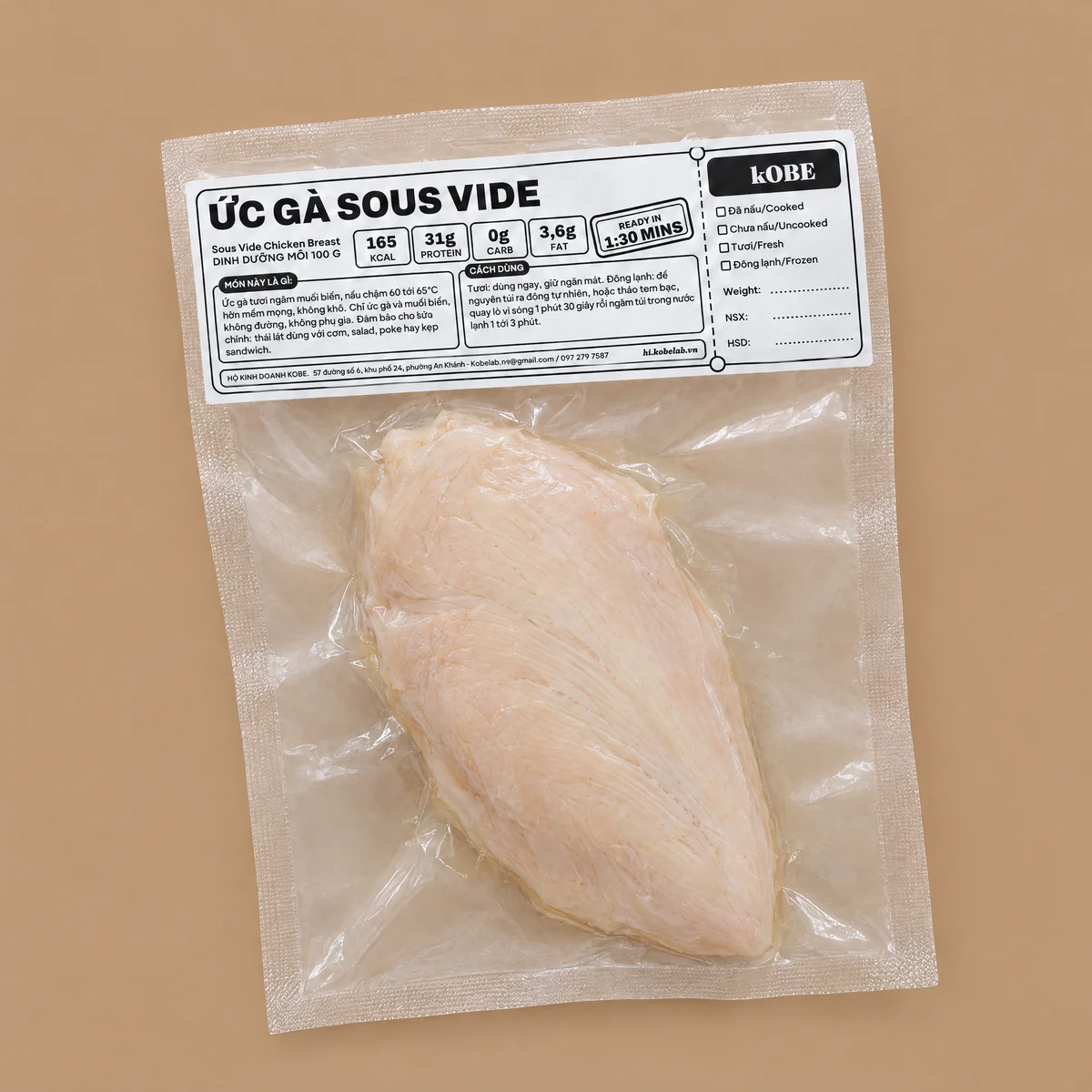 Ức Gà Sous Vide