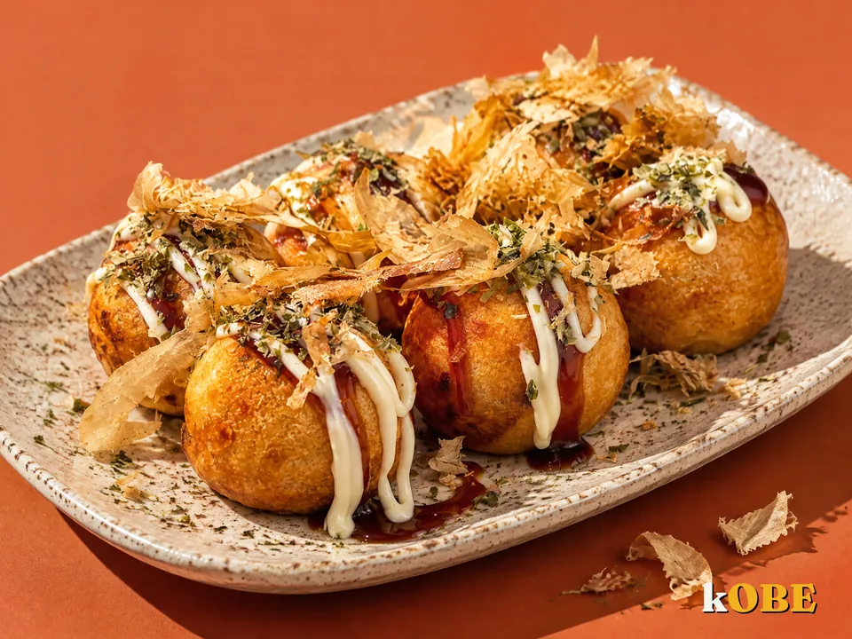 Bánh bạch tuộc takoyaki, không thêm đường tinh luyện