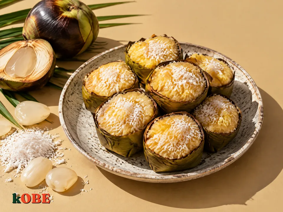 Banh Bo Thot Not (An Giang Palmyra Rice Cake), No Added Refined Sugar