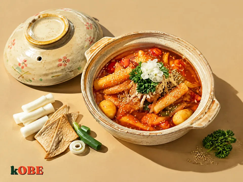 Bánh gạo cay tteokbokki chả cá