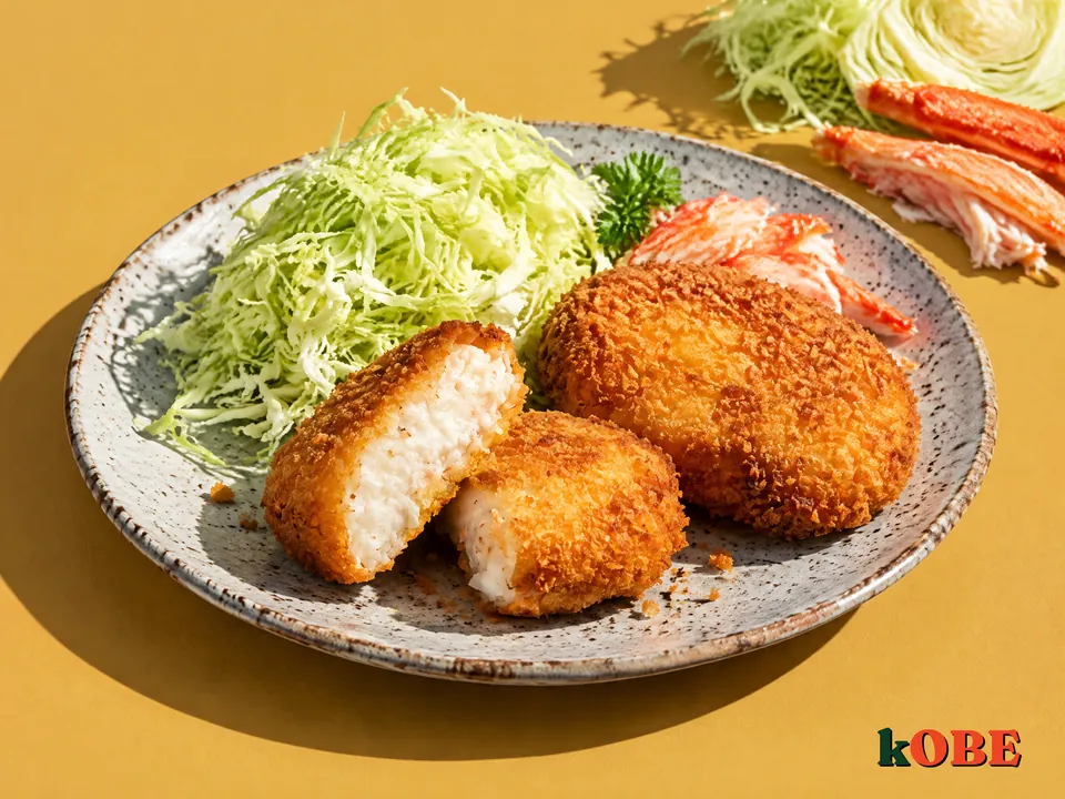 Bánh Korokke cua kem kiểu Nhật
