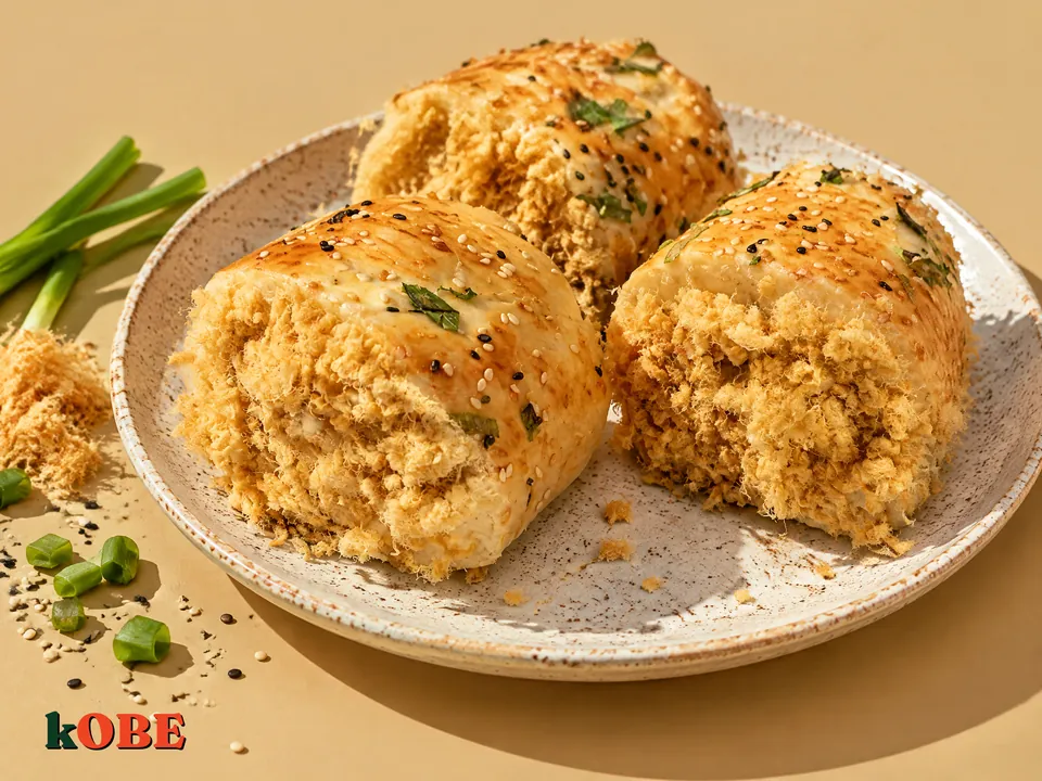 Bánh mì ruốc cuộn sốt mayonnaise