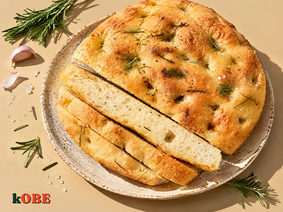 Italian Rosemary Focaccia, Made with Monk Fruit Sweetener