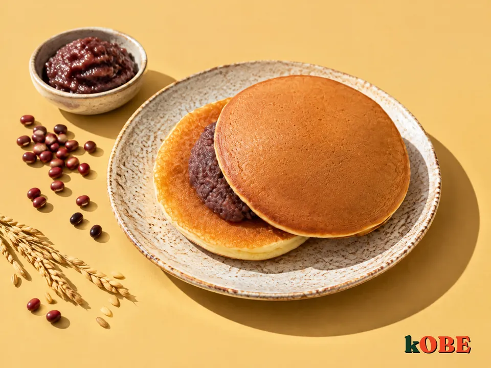 Bánh rán Dorayaki nhân đậu đỏ làm bằng đường la hán quả