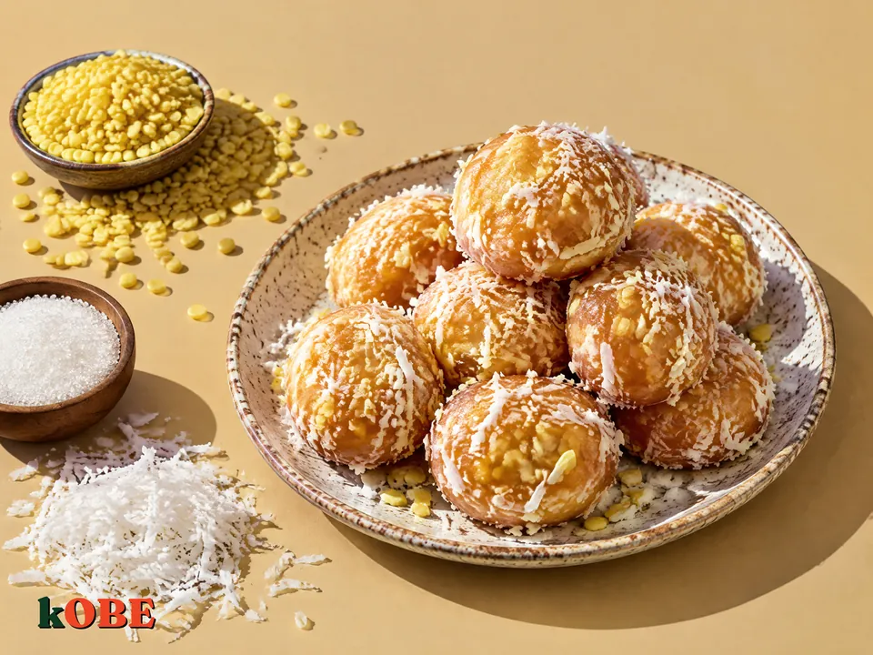 Bánh rán đường mật phố cổ ngọt bằng đường la hán quả