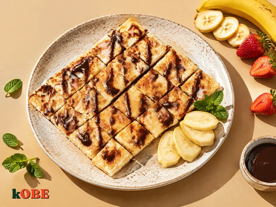 Bánh roti chuối Thái Lan