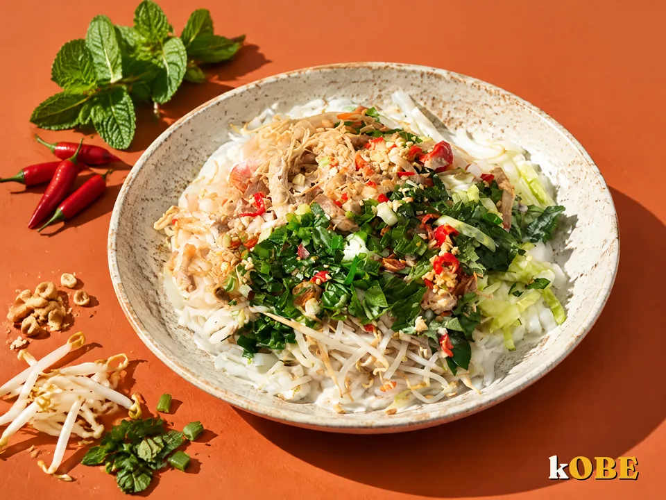 Bánh tằm bì, không thêm đường tinh luyện