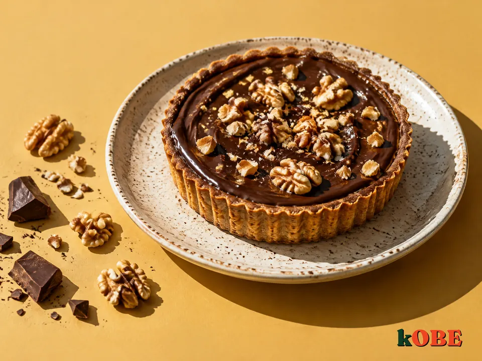 Bánh tart chocolate hạt óc chó