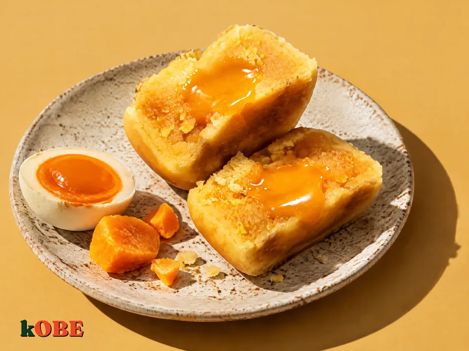 Bánh trung thu Hồng Kông lava trứng muối, không thêm đường tinh luyện