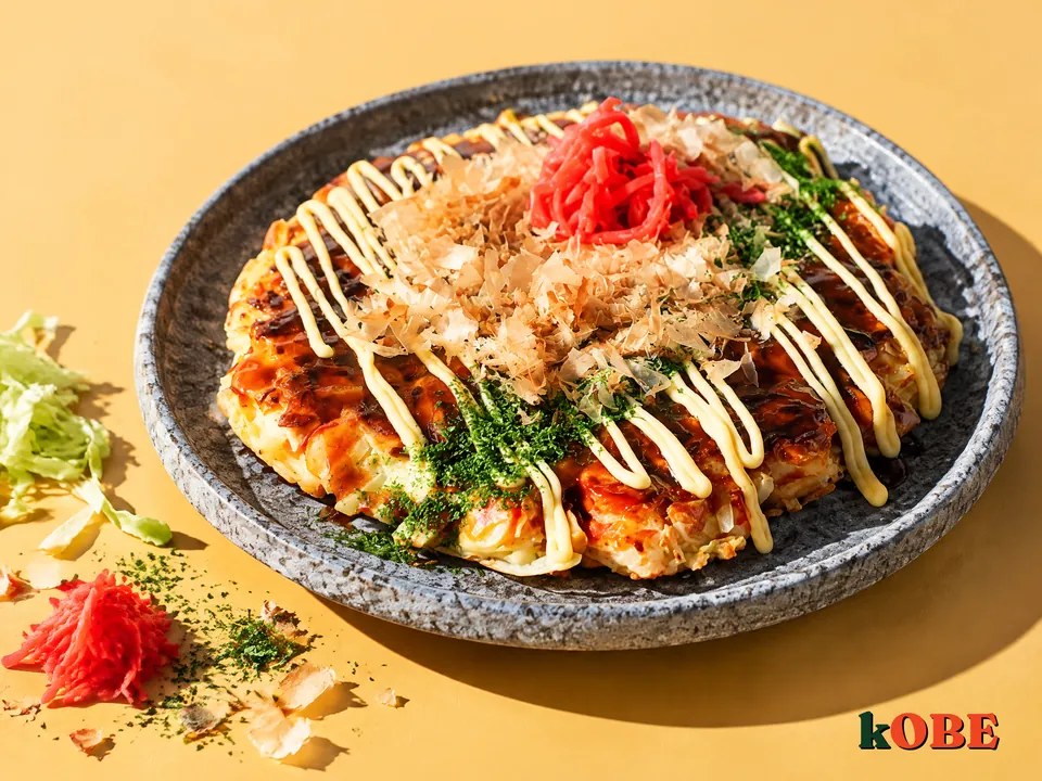 Bánh xèo Nhật okonomiyaki kiểu Kansai