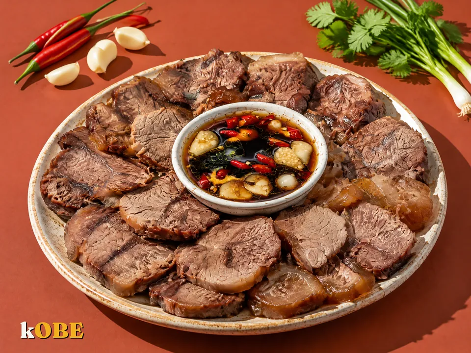 Bắp bò hầm xì dầu bằng nồi áp suất, không thêm đường tinh luyện