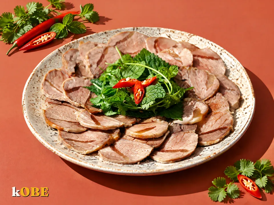 Bắp bò luộc ngâm mắm chua ngọt, không thêm đường tinh luyện