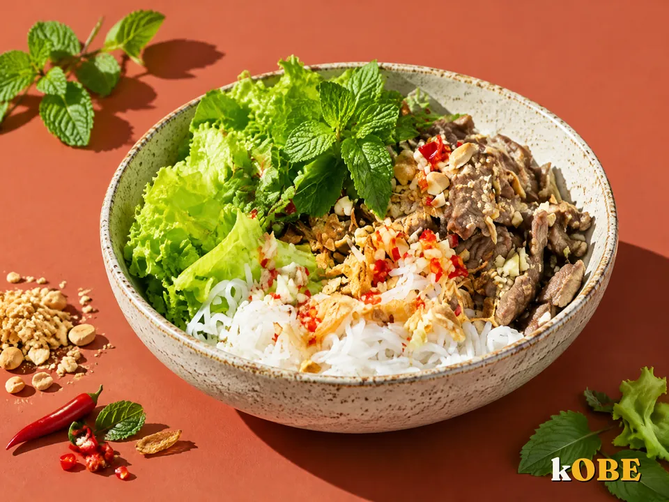 Bún bò Nam Bộ, nấu bằng đường la hán quả