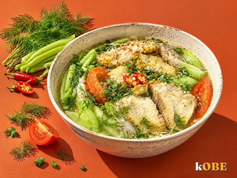 Bún cá rô đồng, nấu bằng đường la hán quả