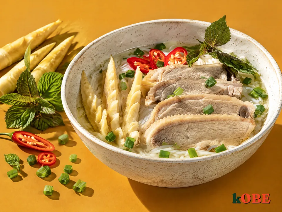 Bún măng vịt, không thêm đường tinh luyện
