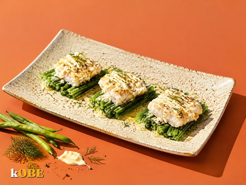 Braised Basa Fillet in Creamy Mayonnaise Sauce