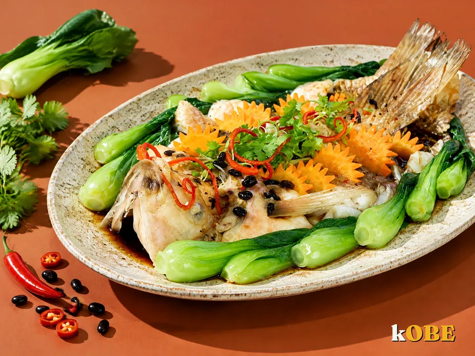 Ca Dieu Hong Hap Tau Xi (Steamed Tilapia in Black Bean Sauce)