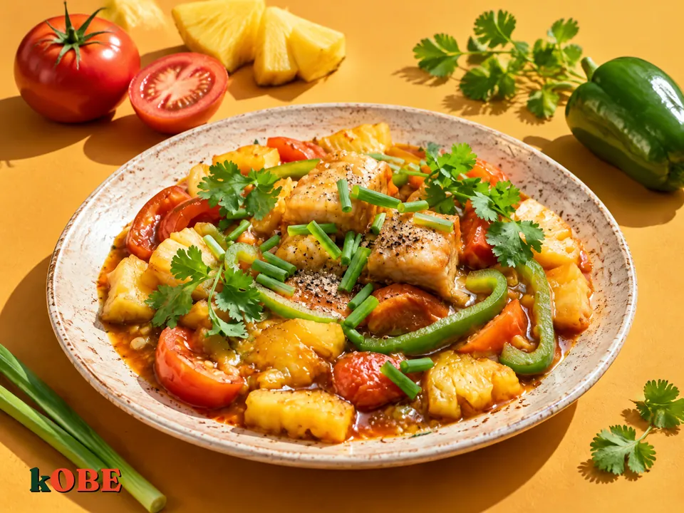 Cá dứa xào chua ngọt, không thêm đường tinh luyện
