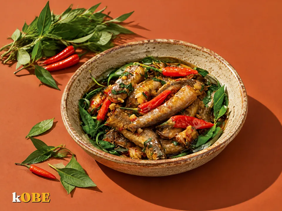 Ca Keo Kho Rau Ram (Braised Goby Fish with Rau Ram)