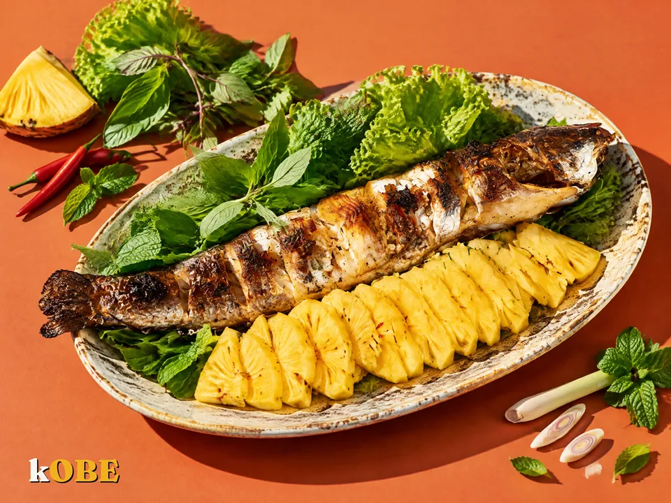 Ca Loc Nuong Giay Bac (Snakehead Fish Grilled in Foil), Made with Monk Fruit Sweetener