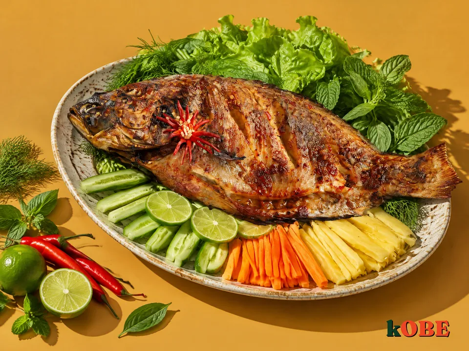 Ca Nuong Muoi Ot (Grilled Fish with Salt and Chili), Made with Monk Fruit Sweetener