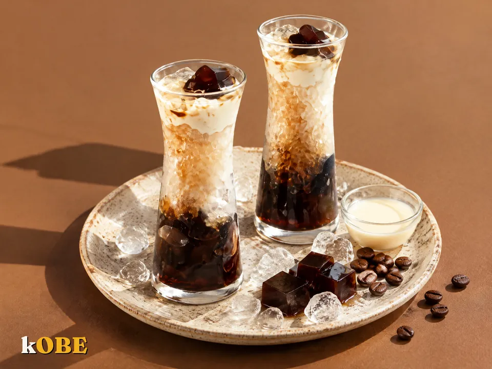 Ca Phe Sua Da (Iced Milk Coffee with Coffee Jelly), Sweetened with Monk Fruit