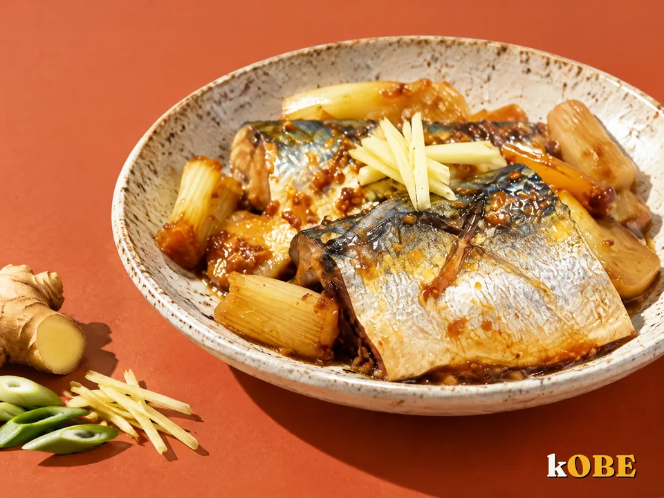 Cá thu saba kho xốt tương miso, không thêm đường tinh luyện