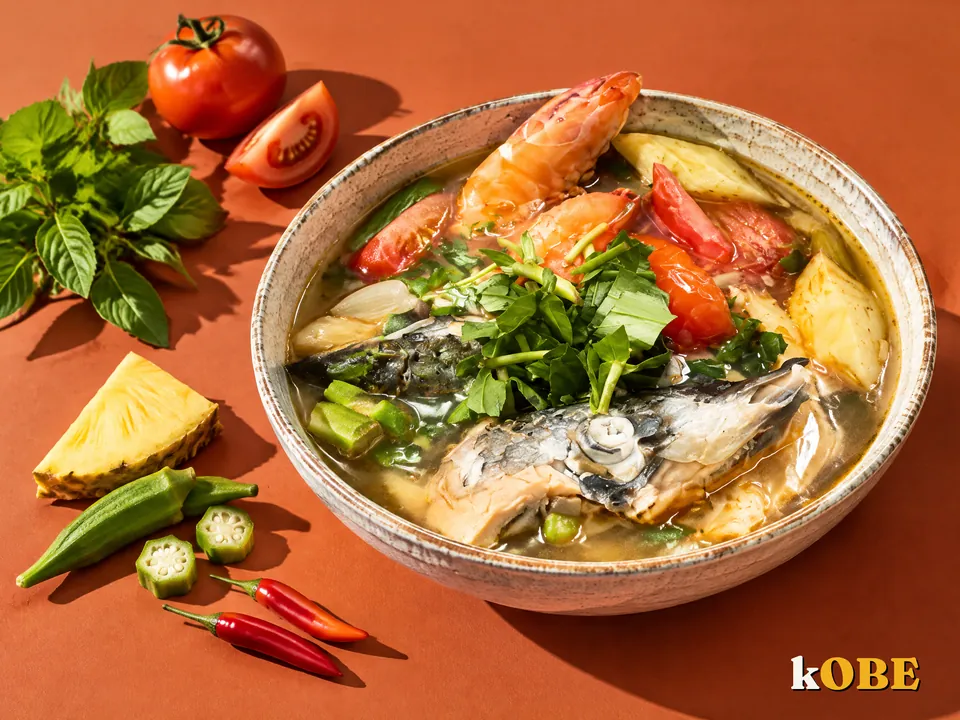 Canh Chua (Sour Soup with Salmon Head and Shrimp), Made with Monk Fruit Sweetener