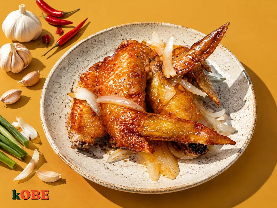 Cánh gà chiên nước mắm bơ tỏi, không thêm đường tinh luyện