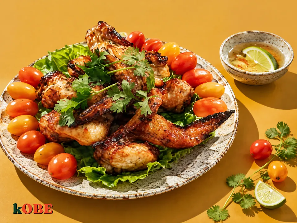 Cánh gà nướng sữa yến mạch mật ong