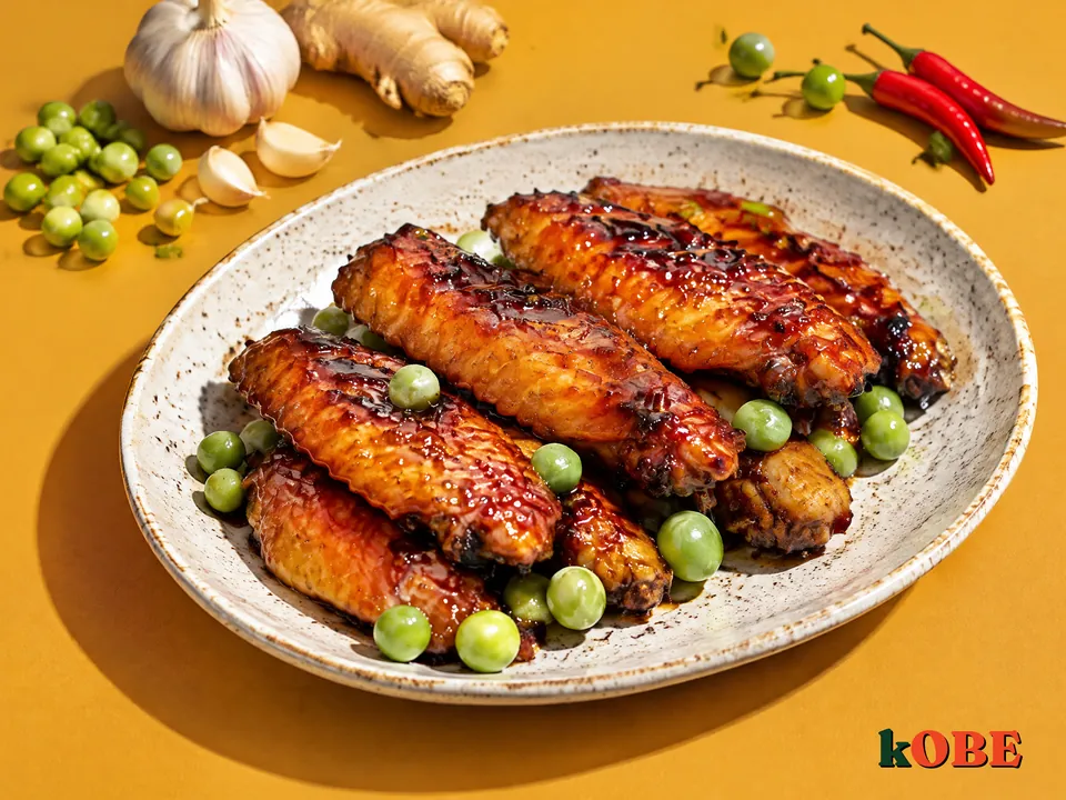 Cánh gà rim nước ngọt cola, không thêm đường tinh luyện