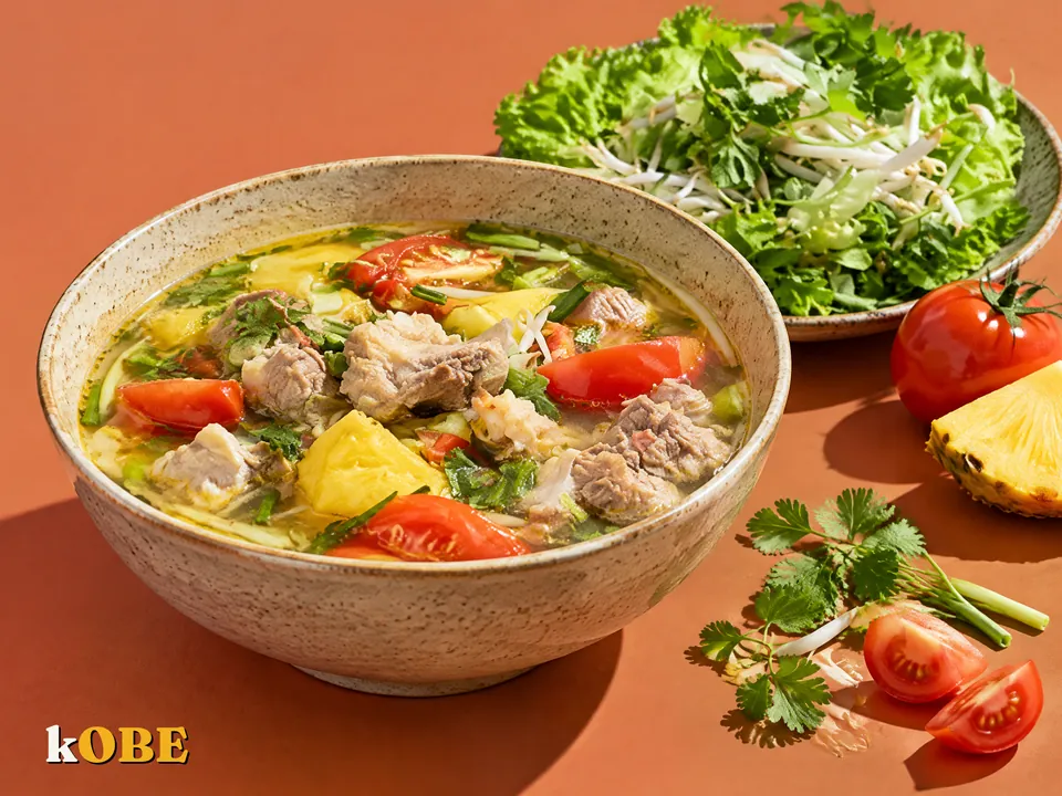 Canh Suon Rau Cu (Pork Rib and Vegetable Soup)