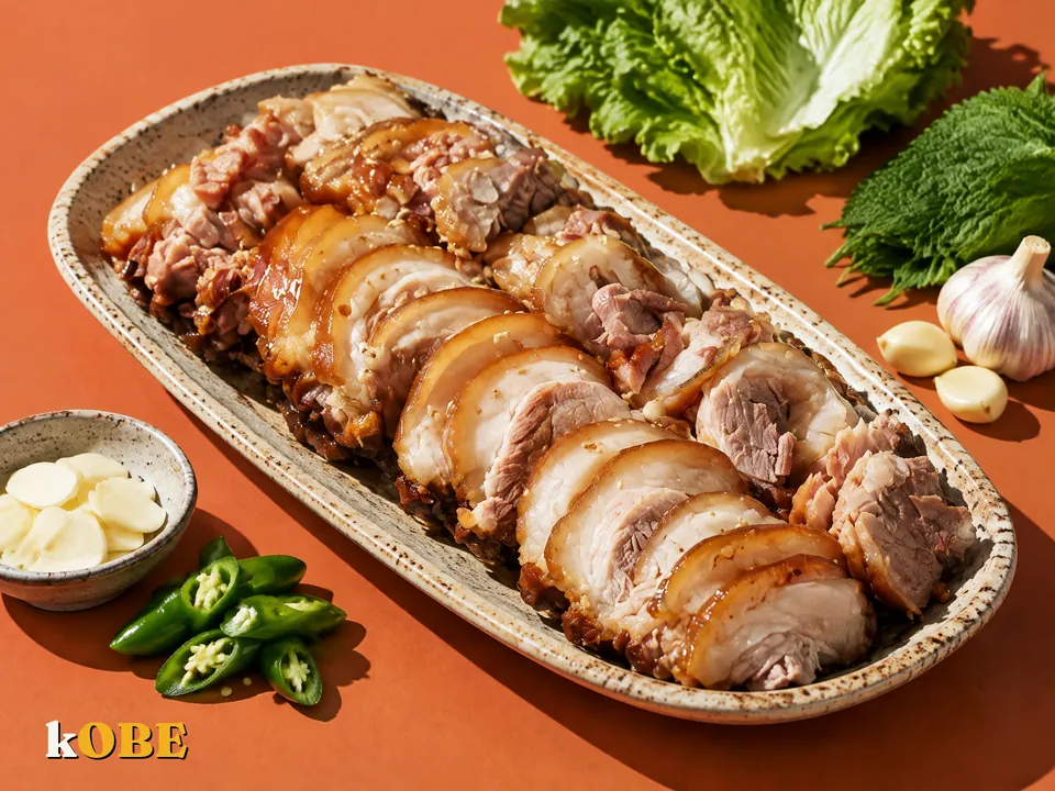 Chân giò hầm kiểu Hàn Quốc Jokbal, nấu bằng đường la hán quả