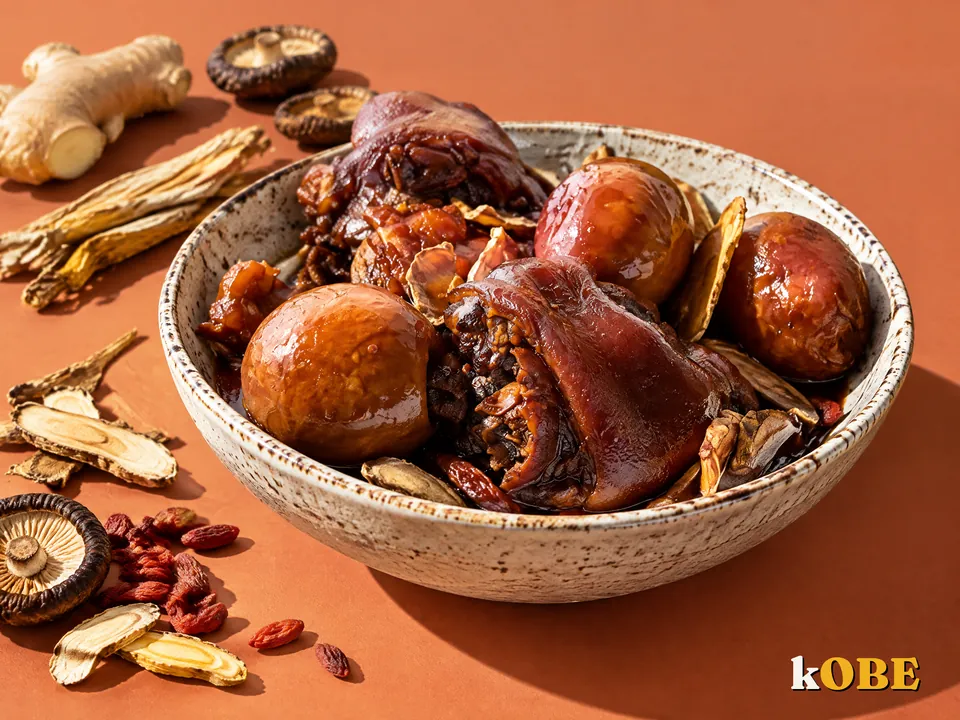 Chân giò hầm thuốc bắc kiểu Quảng Đông, không thêm đường tinh luyện