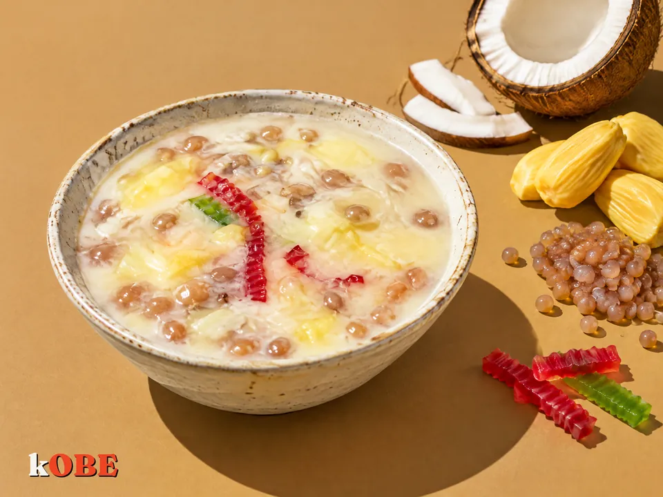 Che Ba Ba (Southern Mixed Coconut Sweet Soup), Sweetened with Monk Fruit