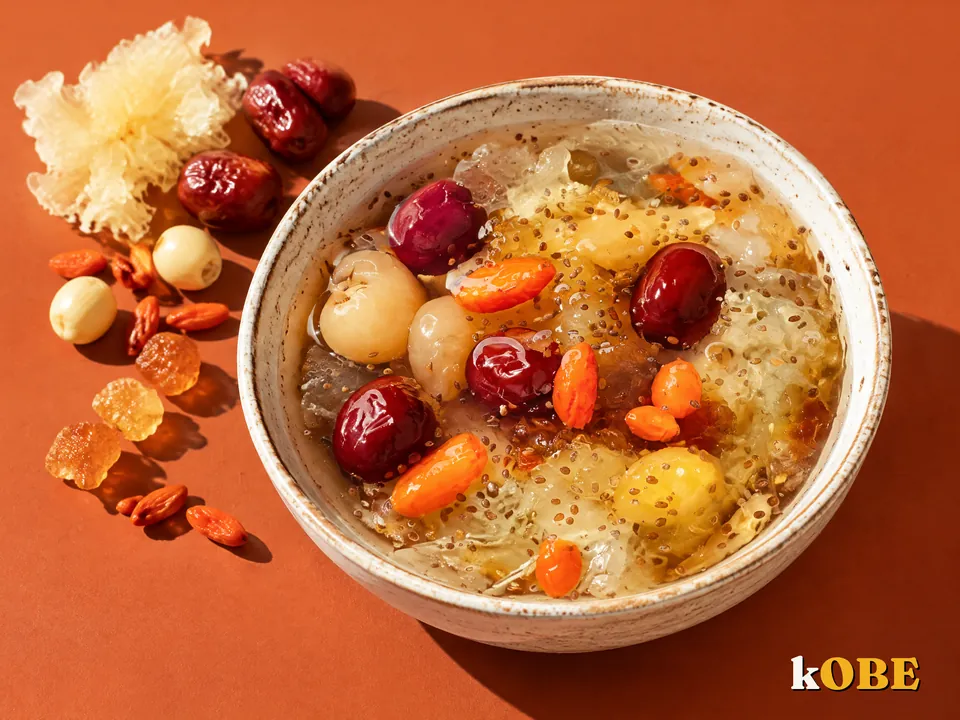 Chè dưỡng nhan tuyết yến nhựa đào, không thêm đường tinh luyện