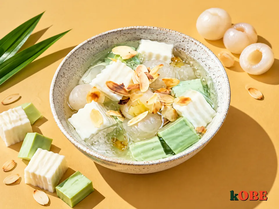 Chè khúc bạch lá gelatin