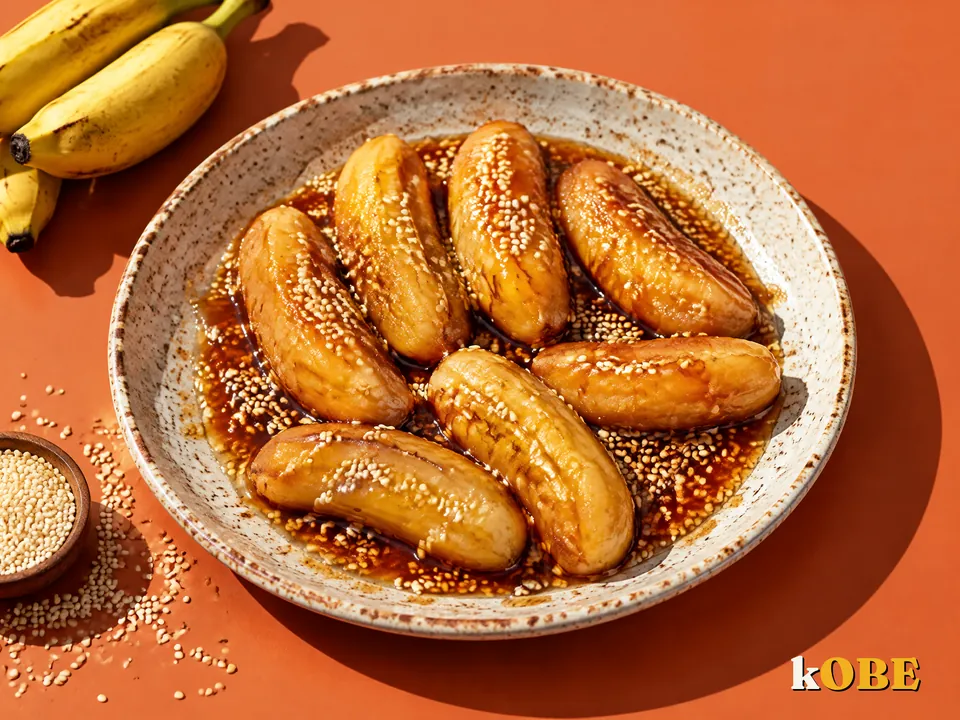 Chuoi Su Rim (Caramelized Banana with Sesame), No Added Refined Sugar