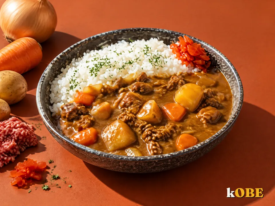 Japanese Curry Rice with Minced Meat