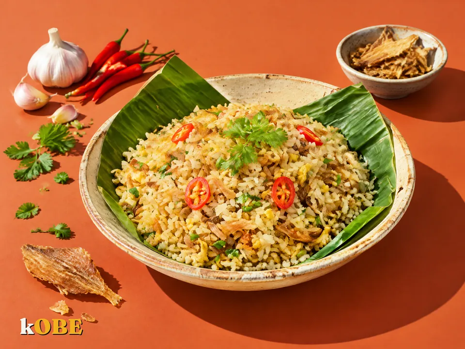 Cơm chiên khô cá sặc