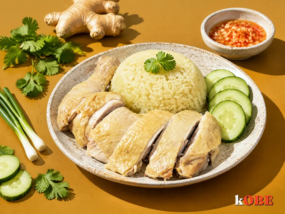 Com Ga Hai Nam (Hainanese Chicken Rice), Made with Monk Fruit Sweetener