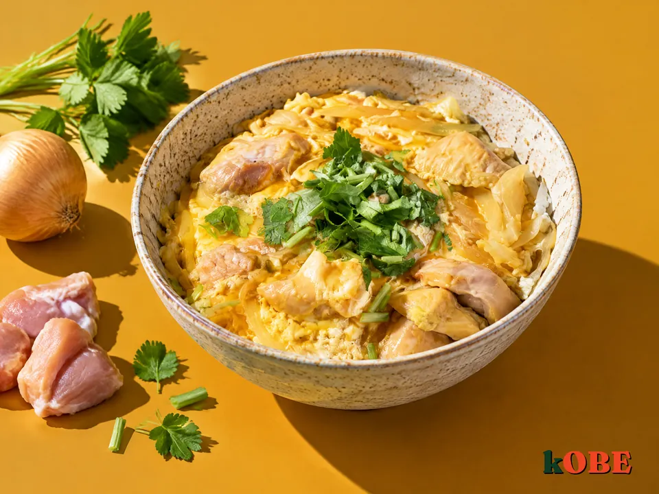 Oyakodon (Japanese Chicken and Egg Rice Bowl), Made with Monk Fruit Sweetener