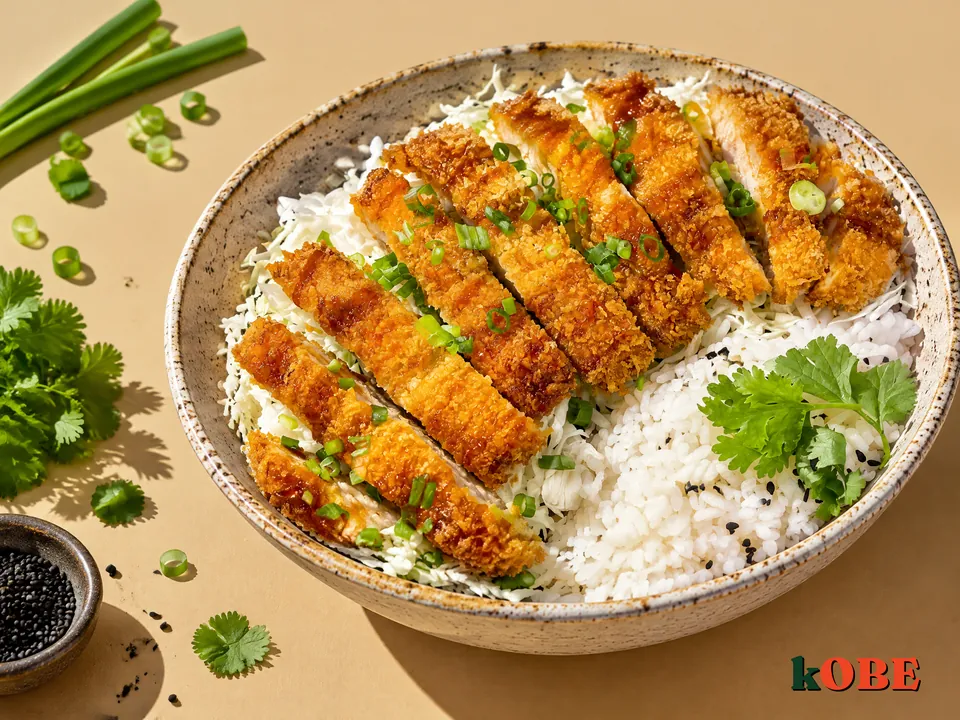 Cơm Tonkatsu Nhật Bản nấu bằng đường la hán quả